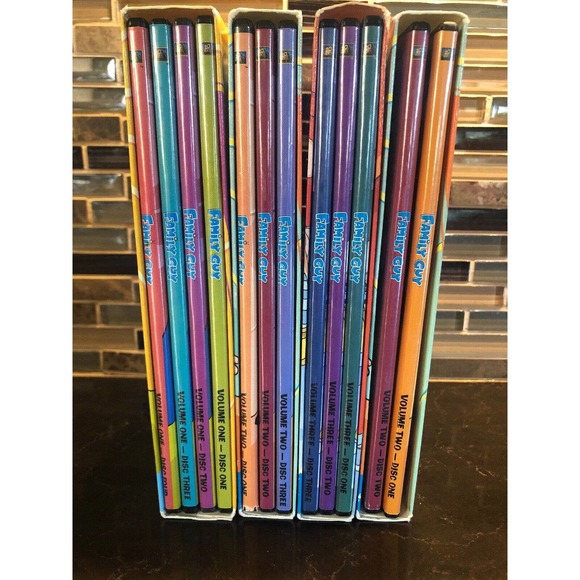 Family Guy - Volume 1: Seasons 1‎ 2 (DVD Disc Set) Volume 2, Volume 3 Plus Extra - Picture 2 of 2